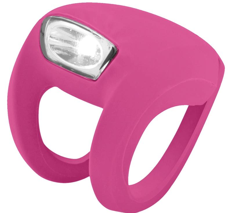 Eclairage arriere frog strobe 1 led couleur magenta -fabricant Knog - 第 1/1 張圖片