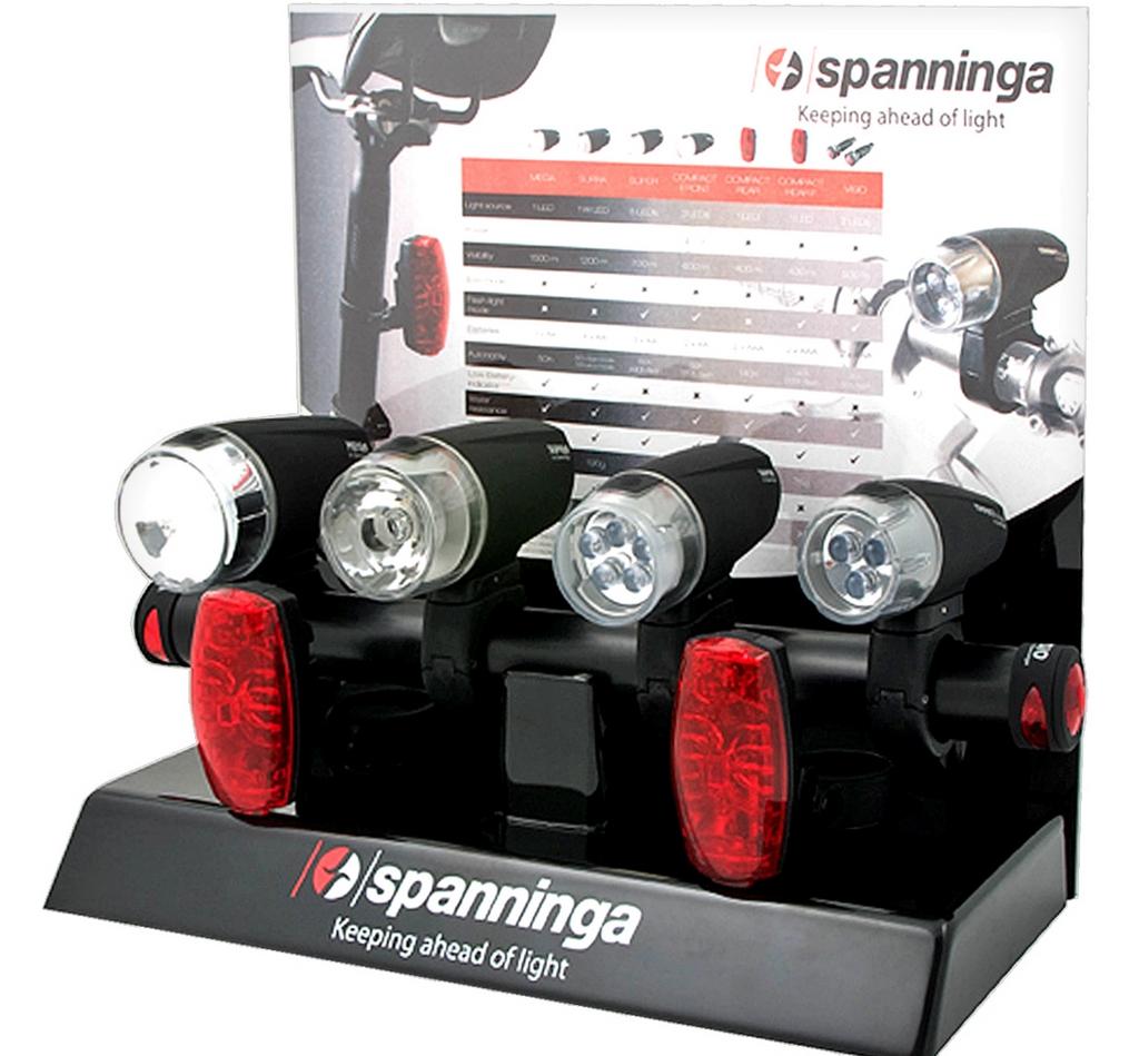Présentoir éclairage - Spanninga