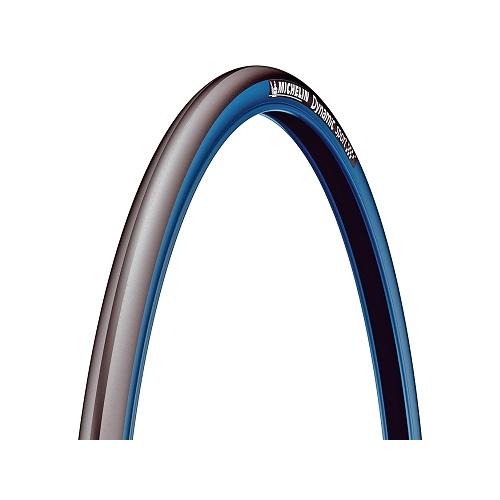 Pneu noir et bleu Michelin Dynamic Sport (ETRTO 23-622) 700x23C