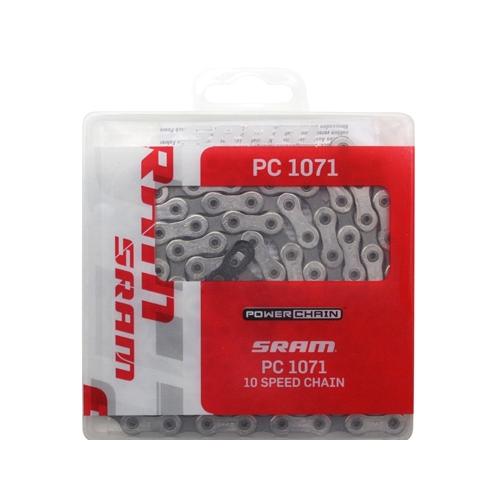 Chaine velo 10v. pc-1071 route/vtt argent
