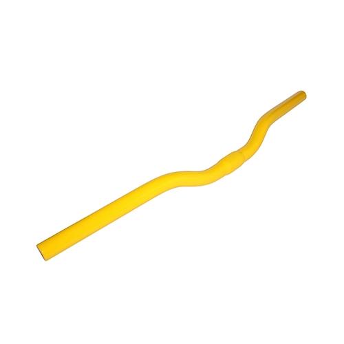 Cintre vtt demi releve alu colori jaune 25.4mm l580mm hauteur 25mm - Pièce Vélo