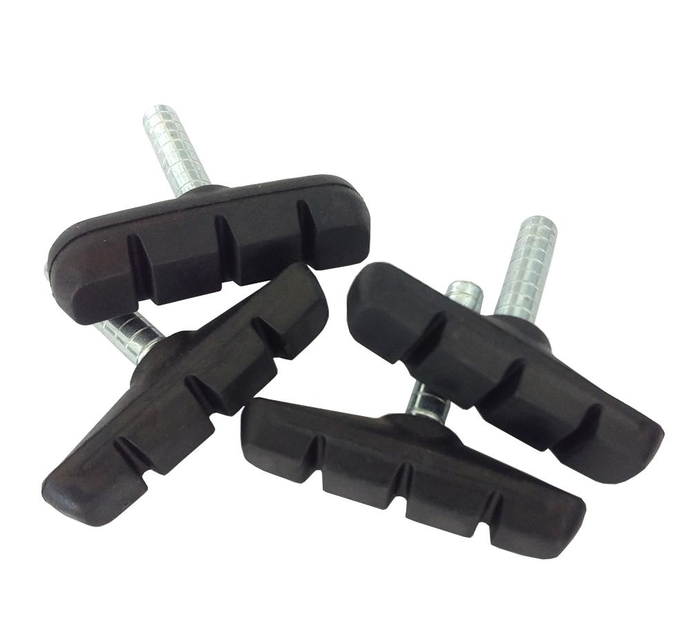 PAIRE DE PATINS DE FREIN CANTILEVER UNIVERSEL VELO VTT GOMME 40MM ROUTE VILLE