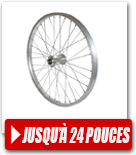 Roues VTT jusqu'à 24 pouces