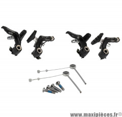 Etrier de frein cyclo-cross/VTT cantilever avt+ arr. alu noir avec porte pat marque Tektro - Pièce Vélo
