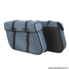 Sacoches vélo Sporfabric s202 trapèze bleu (la paire)