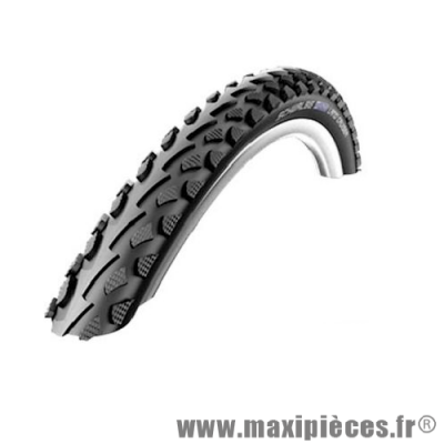 Pneu VTT/urbain 700X47C / 28x1.75 tringle rigide marque Schwalbe land cruiser plus couleur noir (47-622)