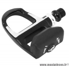 Pédale route automatique FPD alu sur roulement noir (poids 320gr.) avec cales type KEO - Pièce Vélo * Prix spécial !