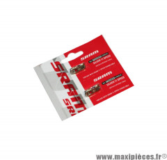 Attache rapide Power Lock 11 vit. argent (carte de 2 pièces) * Déstockage !