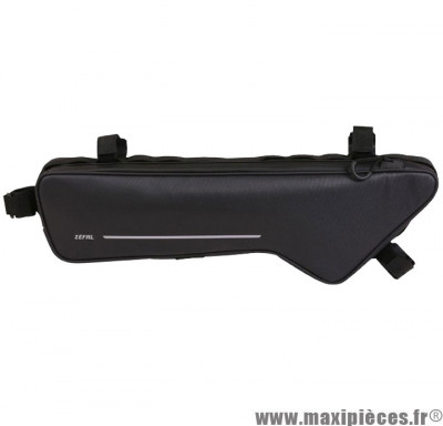 SACOCHE DE CADRE VELO ZEFAL Z ADVENTURE C4 4.2L NOIR FIXATION VELCRO (500x140x65mm) * Prix spécial !