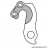 Patte de dérailleur alu ghost gh-171 - Pièces Vélo Marwi