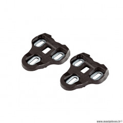 Cale pédale route type look keo fixe 0deg noire avec visserie (paire) marque Atoo - Matériel pour Vélo