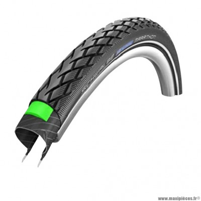 Pneu de VTT 26x1.75 tr marathon noir 590g (47-559) marque Schwalbe