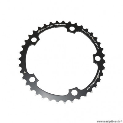 Plateau route diam 130 interm 39dts noir alize (comp.shimano) - Matériel pour Vélo Spécialités TA