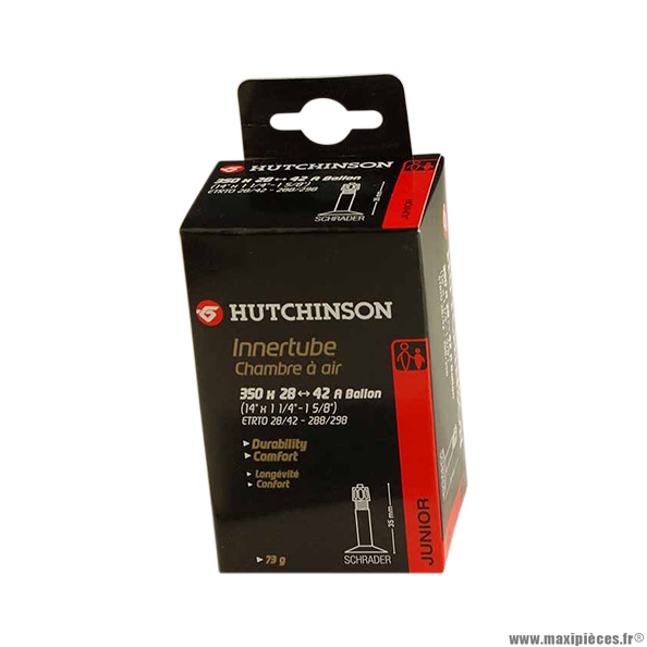 Chambre à Air Renforcée Hutchinson VTT/VTC Schrader 26x1.50-2.10 4mm
