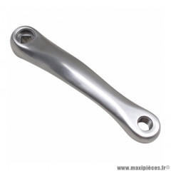 Manivelle gauche 175 alu forge large argent marque Newton - Pièce Vélo