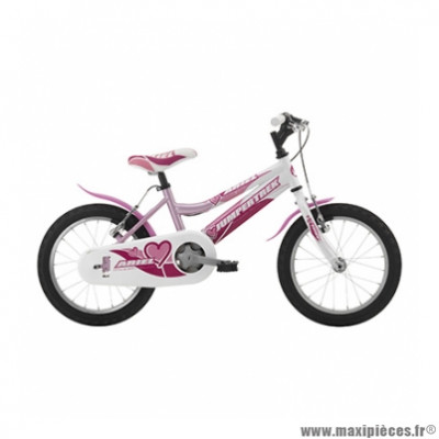 Vélo pour enfant 16 ariel acier fille rose marque Jumpertrek - Vélo - Vélo pour enfant complet