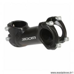 Potence route/VTT noir capot noir releve 25deg 31.8 l105mm - Accessoire Vélo Pas Cher