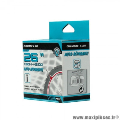 Chambre à air vélo 26px1.75 à 2.125 marque PERF autoreparante shrader