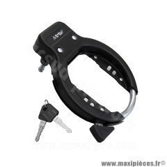Antivol vélo fer à cheval fixation cadre couleur noir * Déstockage !