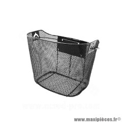 Panier vélo avant metal avec fixation automatique (25.5x26x33cm)