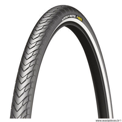 Pneu 700x32 marque Michelin protek max 5mm bandes réfléchissantes e-bike ready tringle rigide (32-622)