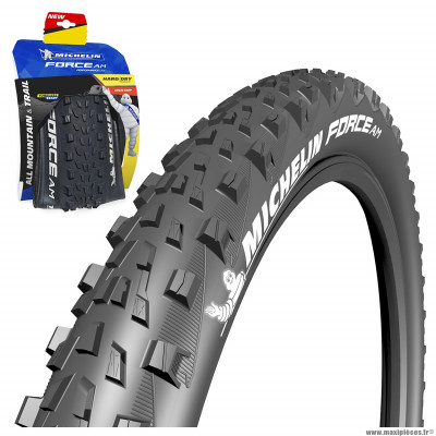 Pneu 27.5x2.80 marque Michelin force am performance line tubeless ready e-bike ready tringle souple (57-584)