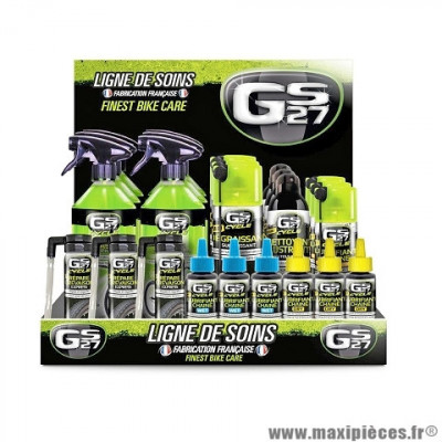 Presentoir complet marque GS-27 cycles 42 produits
