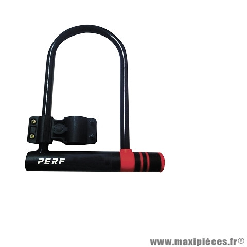 Antivol vélo U marque PERF 195x245mm (livré avec support)