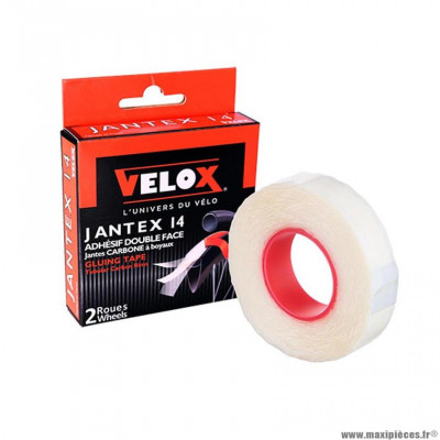 Bande adhesive/fond de jante/colle boyau marque Vélox 18mm jantex jante carbone (pour 1 roue)