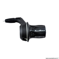 Manette VTT p.tournante 6 vitesses marque Sunrace droite pour shimano tsm 21