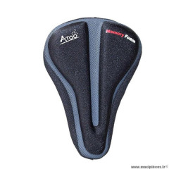 Couvre selle gel à memoire de forme marque Atoo couleur noir etroit 270x200 mm