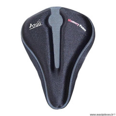 Couvre selle gel à memoire de forme marque Atoo couleur noir large 290x210 mm