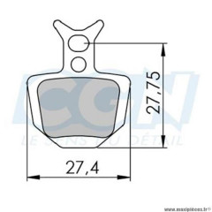 Plaquettes frein VTT 13 marque Clarks adaptateur formula oro organique