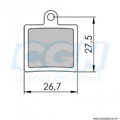 Plaquettes frein VTT 20 marque Clarks sintered adaptateur hope mini calipers