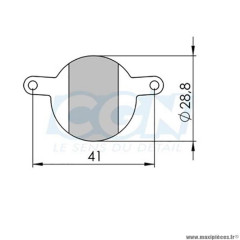 Plaquettes frein VTT 26 marque Clarks sintered adaptateur magura julie 2001-2008