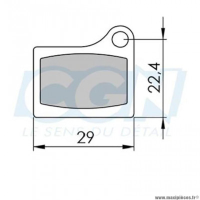 Plaquettes frein VTT 35 marque Clarks sintered adaptateur shimano m555