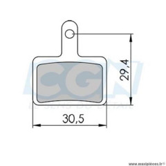 Plaquettes frein VTT 34 marque Clarks adaptateur shimano deore/tektro draco auriga/m2 sintered