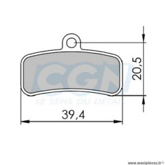 Plaquettes frein VTT 36 marque Clarks exotherm adaptateur shimano saint/zee m640/810/820