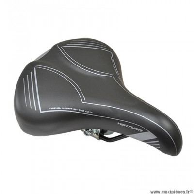 Selle vélo loisir marque Monte Grappa 1110 ventura springs couleur noir avec ressorts