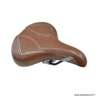 Selle vélo loisir marque Monte Grappa 1110 ventura springs marron avec ressorts