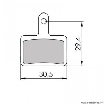 Plaquettes frein VTT 34 marque Clarks adaptateur shimano deore/tektro draco aurigo semi metal