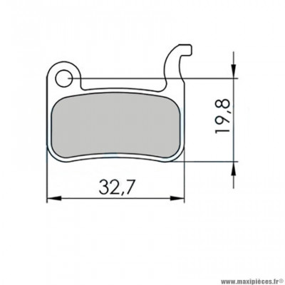 Plaquettes frein VTT 38 marque Clarks adaptateur shimano xtr/xt765/lx585/saint/hone/deore535 semi