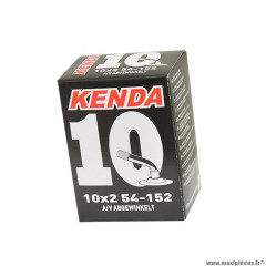 Chambre à air draisienne 10x2.00 valve schrader (54/152) valve coudee 70deg/45deg