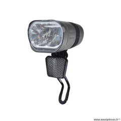 Eclairage vélo avant/projecteur led e-bike/vae marque Spanninga axendo60 6-36 volt (fixation fourche