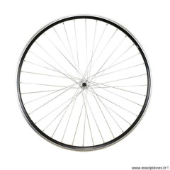 Roue VTC 28p avant blocage jante couleur noir mach1 er10. moyeu shimano tx500 v-brake 36t marque Vélox