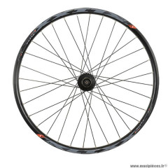 Roue VTT 26p arrière blocage k7 jante couleur noir mach1 klixx tub.ready. moyeu shimano m475 disc 6t 9/10/11v marque Vélox