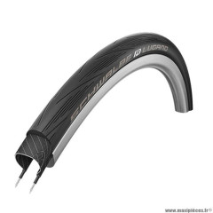 Pneu route 700x25 tringle rigide marque Schwalbe lugano endurance couleur noir renforcé (25-622)