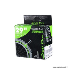 Chambre à air VTT 29x2.10/2.40 valve presta marque Deli Tire avec liquide anti-crevaison