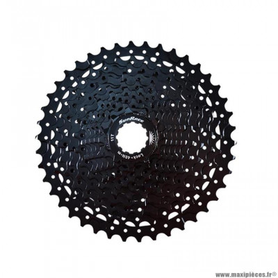 Cassette 11 vitesses VTT marque Sunrace csms8 couleur noir - 11-42 dents (pour shimano)