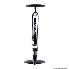 Pompe vélo à pied marque Optimiz couleur noir mano 11 bars valve schrader/presta